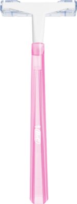 BIC Twin Lady, Disposable Razors with 2 Stainless Steel Blades and Lightweight Handles, Assorted Colours, Pack of 10