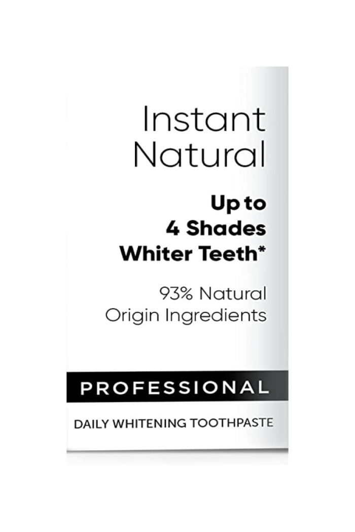 Pearl Drops - Instant Natural Professional Daily Toothpaste with Charcoal - Up to 4 Shades White - (75ml)