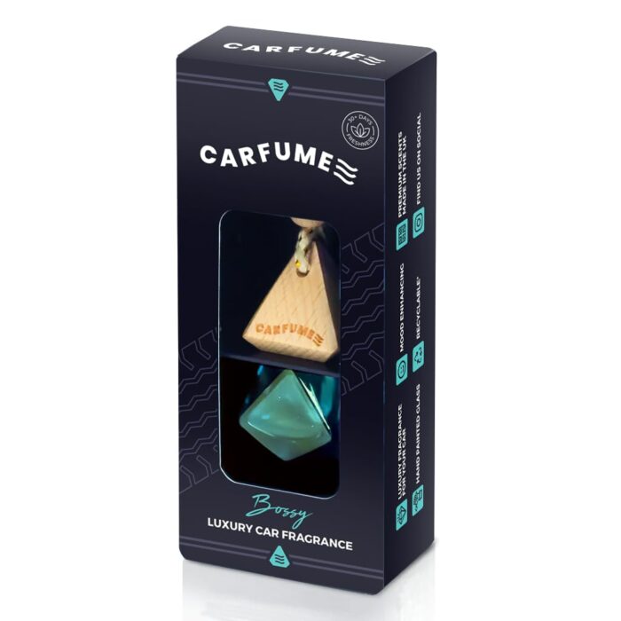 Carfume Original Blue Bossy Scent Car Air Fresheners Drive Happy For Him