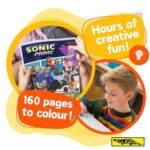 ALLIGATOR - Sonic Prime Jumbo Colouring Book, Colouring Books for Children, Sonic Colouring Book, Sonic the Hedgehog GiftsColouring Books, Kids Colouring Books, Colouring Book