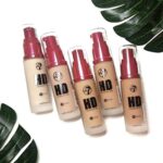 W7 HD Foundation - Oil-Free Liquid Foundation for Poreless, Matte Medium Coverage - 30ml (Natural Beige)