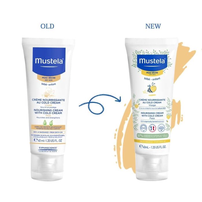 Mustela PS CREME NOURRISSANTE AU COLD CREME 40 ML/PS VOEDENDE CREME MET COLD CREAM 40 ML