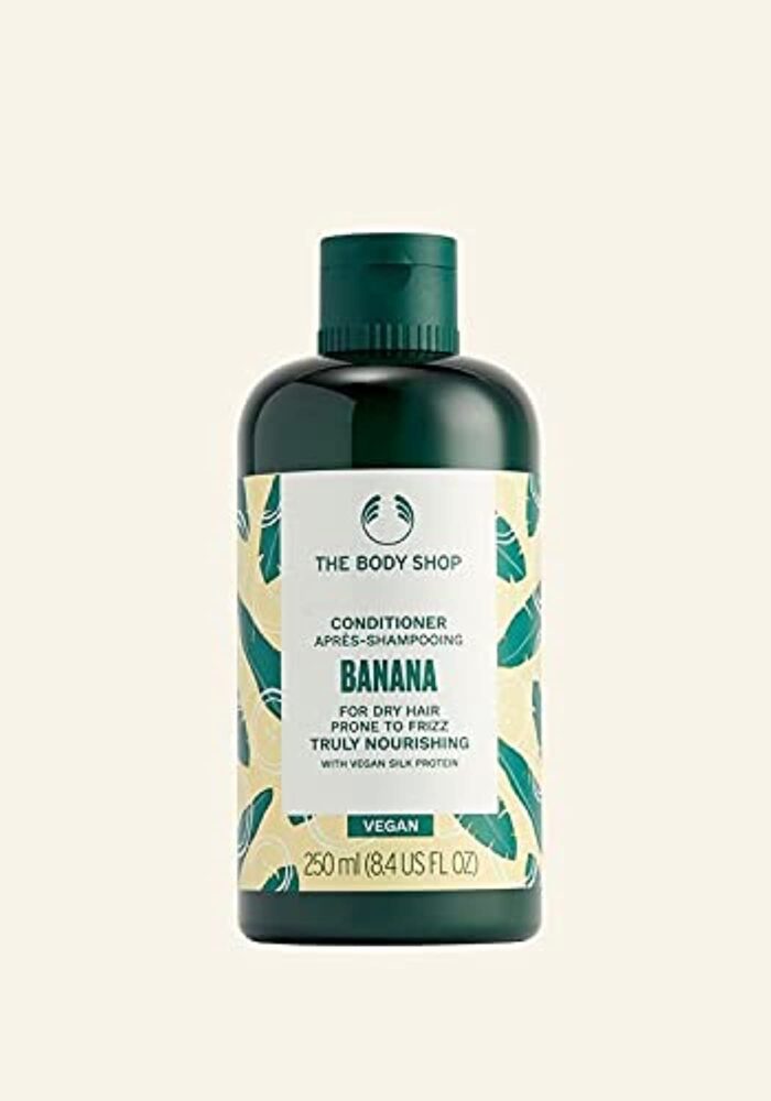 THE BODY SHOP Banana Nourishing Conditioner FOR DRY HAIR PRONE TO FRIZZ, DAMAGE, VEGAN, latest outer Design 250ML