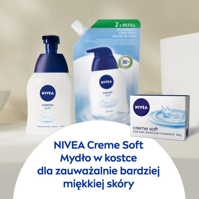 Nivea Creme Soft Creme Soap 100g Pack of 3)