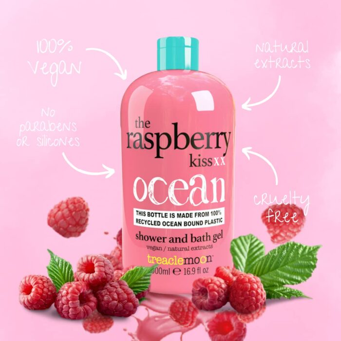 Treaclemoon Bath and Shower Gel The Raspberry Kiss 500 ml