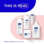 E45 Cream 125 g – Moisturiser for Dry Skin and Sensitive Skin - Emollient Body Cream to Soothe Dry and Irritated Skin - Itchy Skin, Eczema Cream - Perfume-Free Face Cream and Non-Greasy Hand Cream