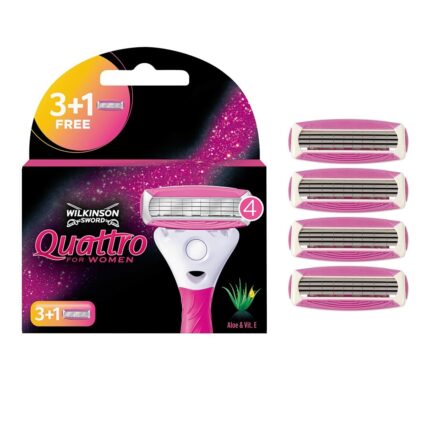 Wilkinson Sword Quattro Razor baldes for Women.