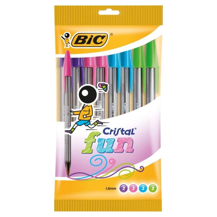 BIC Cristal Fun Pack Pens