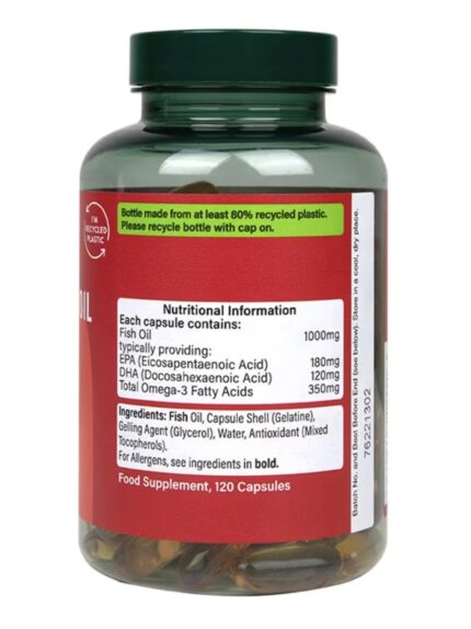 H&B Omega 3 Fish Oil 1000mg - 120 Capsules