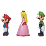 Jakks Pacific Super Mario Mushroom Kingdom Pack Mario Luigi Princess 11 cm Figures Multicolor 64511