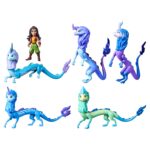 Disney Princess Raya and The Last Dragon Sisu Family Pack Play Figures - Includes 5 Dragon Toys and Raya Doll