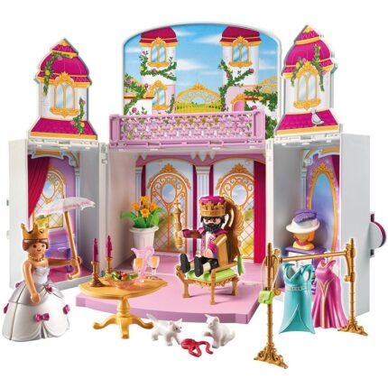 PlayMOBIL 4898 Princess My Secret Royal Palace Play Box with Key and Lock, Fun Imaginative Role-Play, PlaySets Suitable for Children Ages 4+