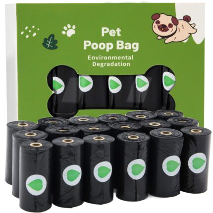 Topfree Poo Bags for Dog Waste, 18 Rolls 270 Dog Poop Bags