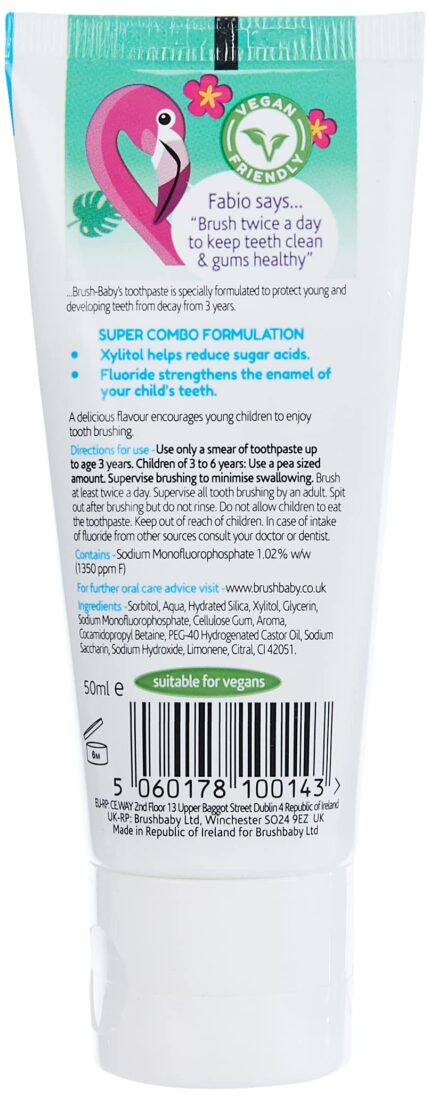 Brush-Baby Children's Toothpaste 3-6 Years 1 x 50ml Parent