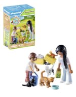 Playmobil 71309 Country Cat Family, cats and kittens, Organic Farm, Sustainable Toy, Fun Imaginative Role-Play, PlaySets for Children Ages 4+