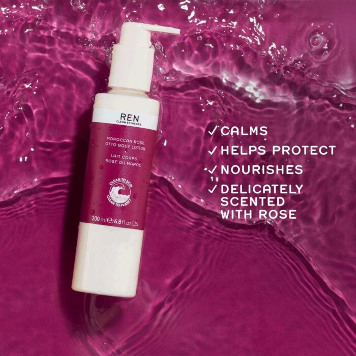 REN Clean Skincare Moroccan Rose | Hydrating & Smoothing | Rose-Infused for All Skin Types