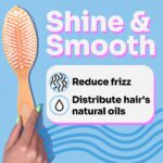 Wet Brush Go Green Treatment And Shine Brush - Coconut Oil By For Unisex - 1 Pc Hair Brush