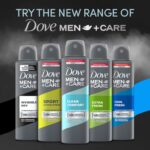 Dove, Men plus Care clean comfort deodorant spray, set of 6, (6 x 150 ml)