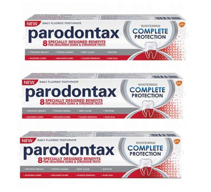 Parodontax Complete Protection Whitening Toothpaste 75 Ml/Pack Of 3/