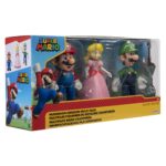 Jakks Pacific Super Mario Mushroom Kingdom Pack Mario Luigi Princess 11 cm Figures Multicolor 64511