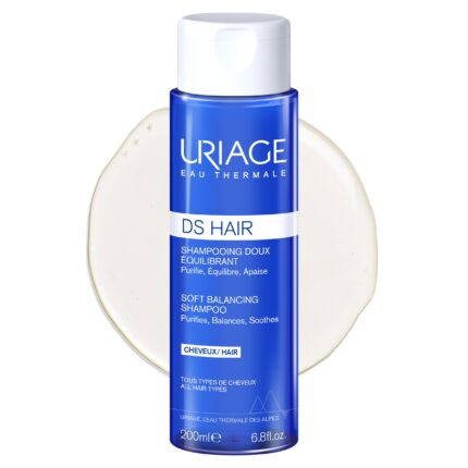 Uriage DS Hair Anti-Dandruff Treatment Shampoo -Eliminates Dandruff, Soothes Itching, Purifies & Rebalances -All Hair Types -Sensitive & Irritated Scalp