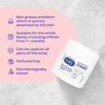 E45 Cream 125 g – Moisturiser for Dry Skin and Sensitive Skin - Emollient Body Cream to Soothe Dry and Irritated Skin - Itchy Skin, Eczema Cream - Perfume-Free Face Cream and Non-Greasy Hand Cream