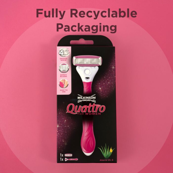 Wilkinson Sword Quattro Razor baldes for Women.