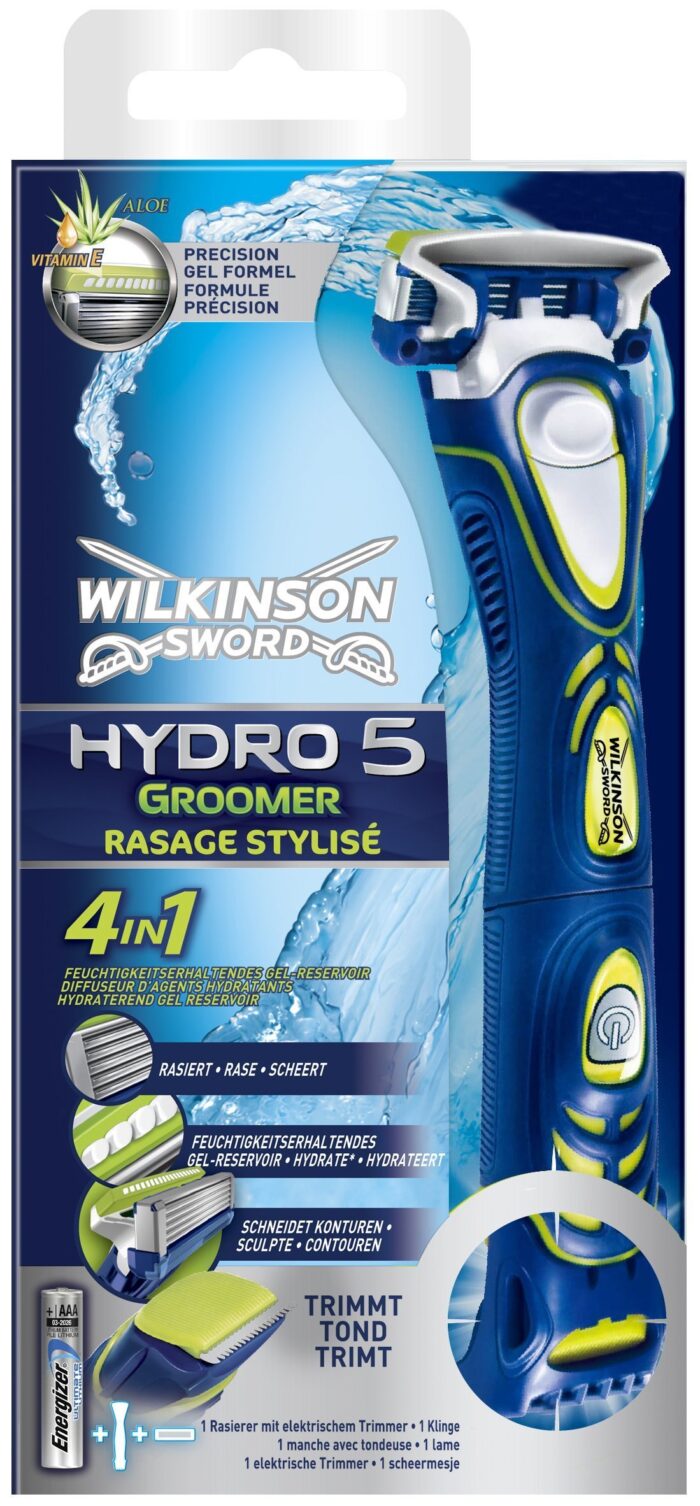 Wilkinson Sword Hydro 5 Groomer Men's Razor with Trimmer and 1 Blade, Pack of 1