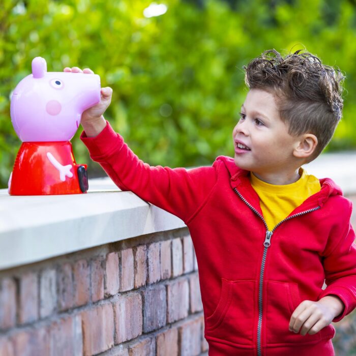 Peppa Pig Bubble Machine | Bubble Making Machine | Peppa Bubble Party Bubble Machine & Bonus Bubble Solution | Perfect Fun Outdoor Toys & Indoor Toys | Peppa Pig House On The Hill Toys | Ages 3+