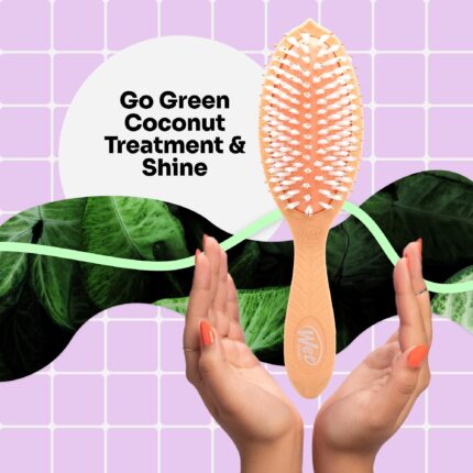 Wet Brush Go Green Treatment And Shine Brush - Coconut Oil By For Unisex - 1 Pc Hair Brush