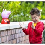 Peppa Pig Bubble Machine | Bubble Making Machine | Peppa Bubble Party Bubble Machine & Bonus Bubble Solution | Perfect Fun Outdoor Toys & Indoor Toys | Peppa Pig House On The Hill Toys | Ages 3+